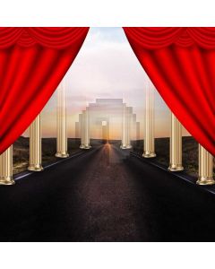 Pillar Curtain Computer Printed Photography Backdrop AUT-828