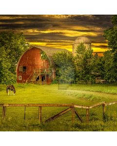 Farmland House Computer Printed Photography Backdrop AUT-878