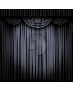 Curtain Black And White Computer Printed Photography Backdrop AUT-900