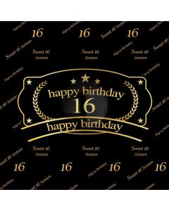Birthday Number Computer Printed Photography Backdrop AUT-913