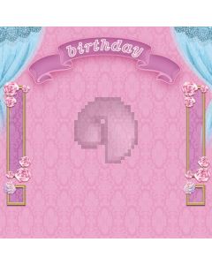 Birthday Pink Computer Printed Photography Backdrop AUT-915
