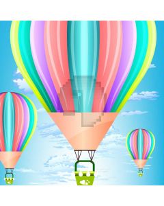 Ballon Sky Computer Printed Photography Backdrop AUT-948