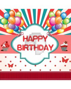 Birthday Ballon Computer Printed Photography Backdrop AUT-967