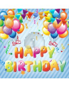 Birthday Ballon Computer Printed Photography Backdrop AUT-968