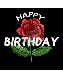 Birthday Rose Computer Printed Photography Backdrop AUT-983