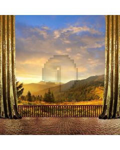 Curtain Sky Computer Printed Photography Backdrop AUT-985