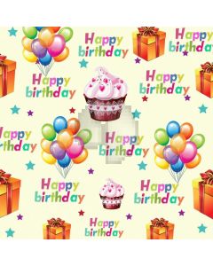 Cake Ballon Computer Printed Photography Backdrop AUT-993