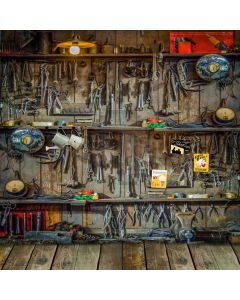 Tools Wall Computer Printed Photography Backdrop CM-6691