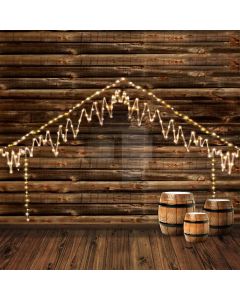 Plank Wall Computer Printed Photography Backdrop CM-6711