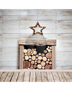 Wooden Wall Computer Printed Photography Backdrop CM-6713