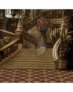 Elegant Stairs Computer Printed Photography Backdrop CM-6745