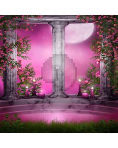 Flowers Yard  Computer Printed Photography Backdrop DGX-116