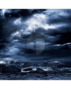 Clouded Over  Computer Printed Photography Backdrop DGX-161