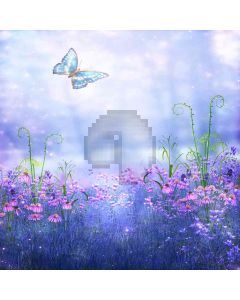 Butterfly Fly  Computer Printed Photography Backdrop DGX-182