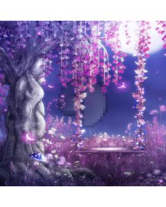 In The Moonlight  Computer Printed Photography Backdrop DGX-188