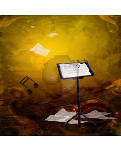Flying Notes  Computer Printed Photography Backdrop DGX-323