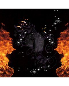 Dark Fire  Computer Printed Photography Backdrop DGX-361