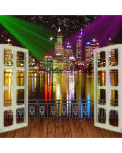 Charming Urban Landscape Computer Printed Photography Backdrop DGX-379