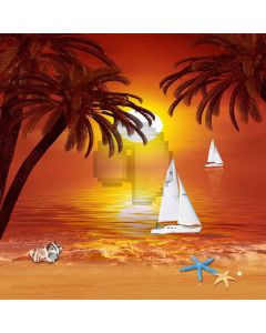 Stunning Sunset Scenery Computer Printed Photography Backdrop DGX-388