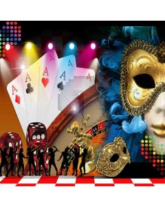 Carnival Dance Party Computer Printed Photography Backdrop DGX-392
