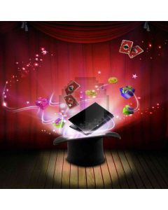 Magic Show Computer Printed Photography Backdrop DGX-396