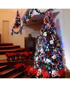 Exquisite Xmas Tree Computer Printed Photography Backdrop DGX-42