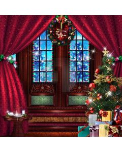 Merry Christmas Computer Printed Photography Backdrop DGX-457