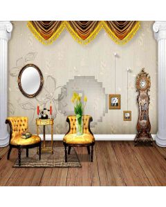 Exquisite European-style Home Computer Printed Photography Backdrop DGX-459