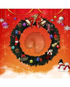 Xmas Decorations Computer Printed Photography Backdrop DGX-466