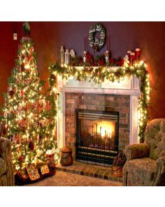Bright And Nice Xmas Tree Computer Printed Photography Backdrop DGX-76
