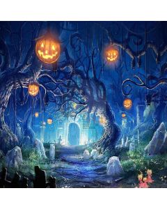 Halloween Night Computer Printed Photography Backdrop DGX-78