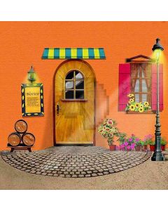 A Door  Computer Printed Photography Backdrop DT-11-54