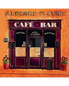 Cafe Bar  Computer Printed Photography Backdrop DT-12-127