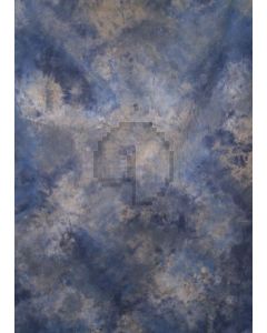 Blue white Tie-Dye Photography Muslin Backdrop Background DT-BJ-ZR0028