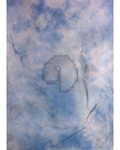 Blue White Tie-Dye Photography Muslin Backdrop Background DT-BJ-ZR0053