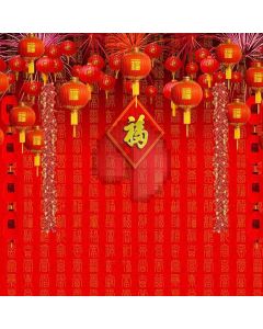 New Year Atmosphere Computer Printed Photography Backdrop DT-LP-0186