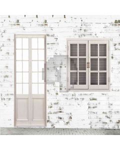Brick Wall House Computer Printed Photography Backdrop DT-LP-0223