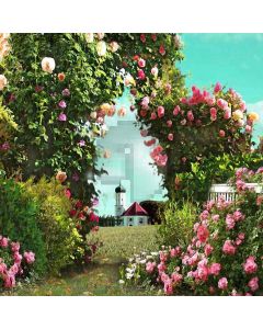 Green World  Computer Printed Photography Backdrop DT-LP-0246