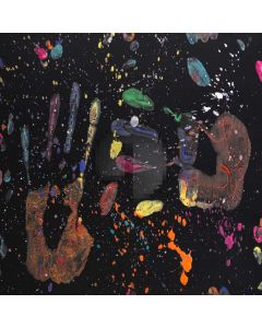Hand prints Computer Printed Photography Backdrop DT-SL-132