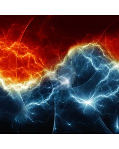 Galaxy Dark Orange Computer Printed Photography Backdrop DTU-141