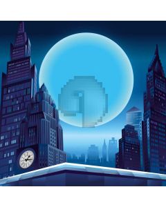 Moon Castle Clock Computer Printed Photography Backdrop DTU-516
