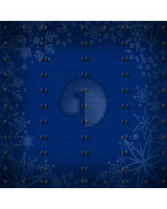 Dark Blue Figure Computer Printed Photography Backdrop DTU-559