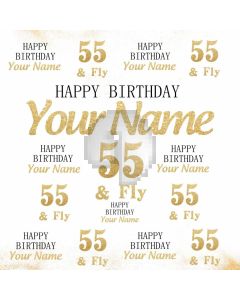 Happy Birthday Fly Banner Computer Printed Photography Backdrop HXB-004