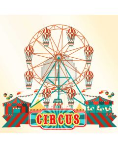 Whirligig Ferris Wheel Amusement Park House Computer Printed Photography Backdrop HXB-014