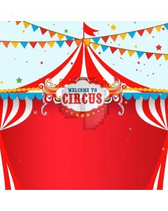 Circus Star Colour Bar Computer Printed Photography Backdrop HXB-016