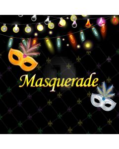 Mask Maswuerade Light Computer Printed Photography Backdrop HXB-035