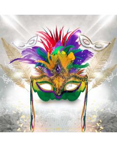 Mask Fur Computer Printed Photography Backdrop HXB-037