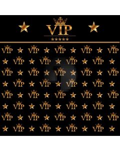 Vip Star Black Computer Printed Photography Backdrop HXB-080