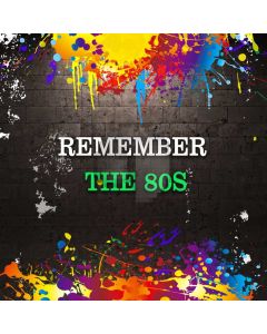 Graffiti Remeber The 80S Colour Computer Printed Photography Backdrop HXB-132