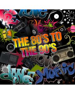 Graffiti The 80'S To The 90'S Music Video Computer Printed Photography Backdrop HXB-149